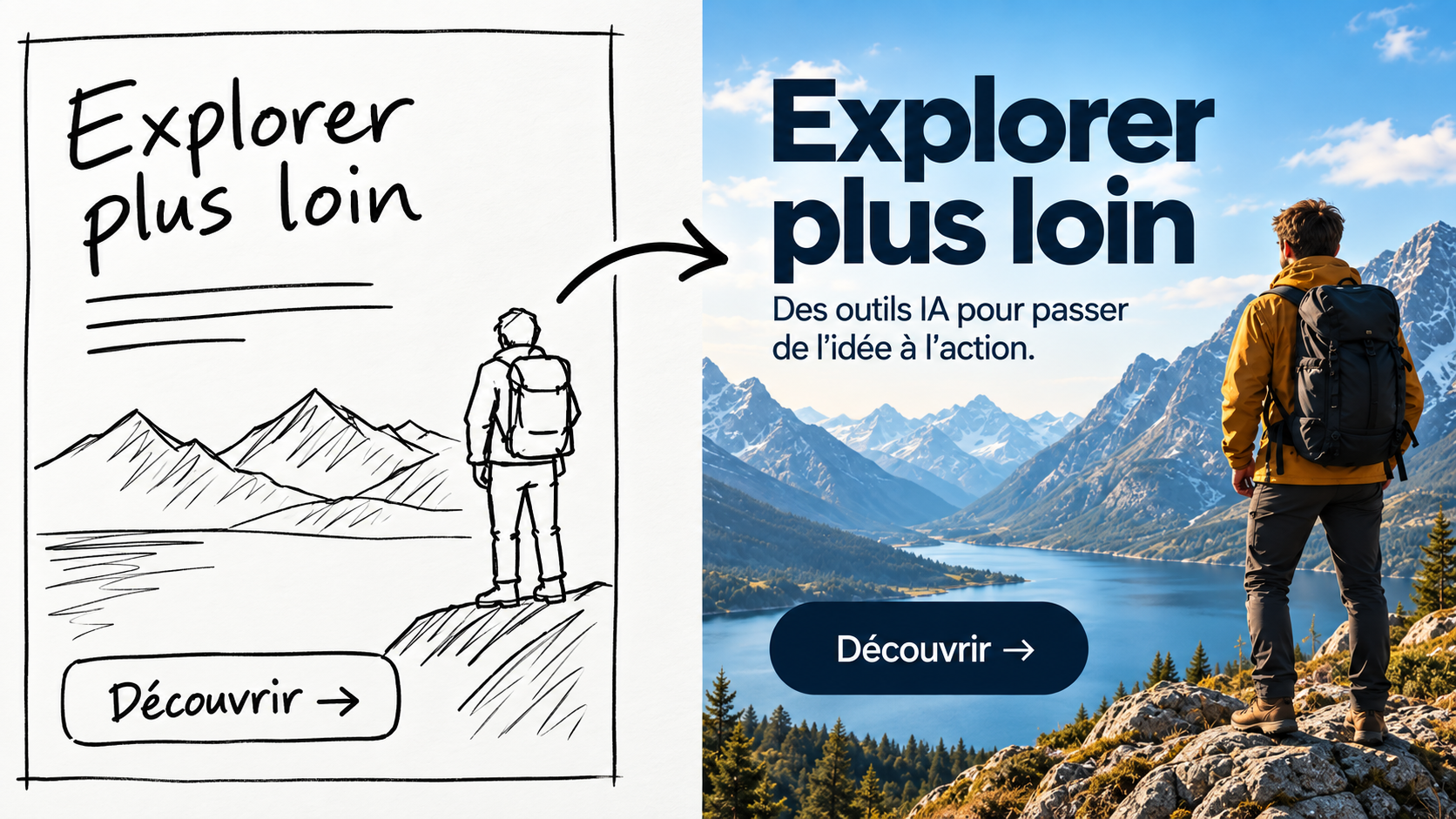 Transformer un croquis en visuel de campagne avec ChatGPT